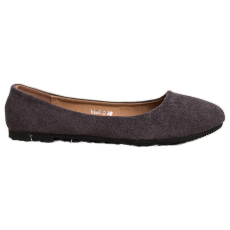 Diamantique Klasszikus velúr balerinák szürke