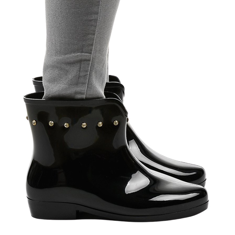 Fekete rövid galushes köbös cirkóniákkal SD97E-1