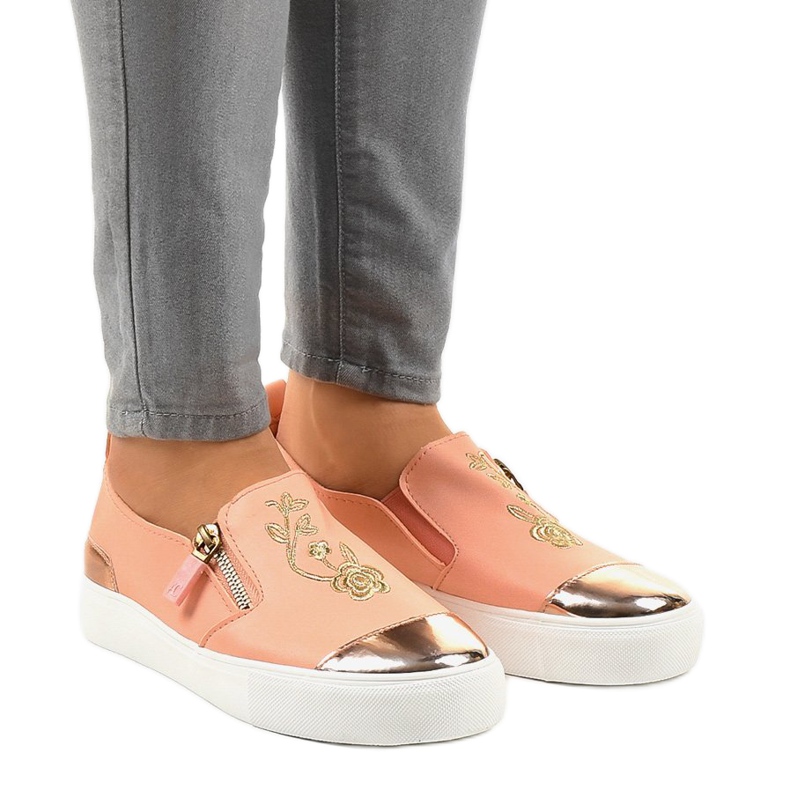 Klasszikus rózsaszín cipők A-89