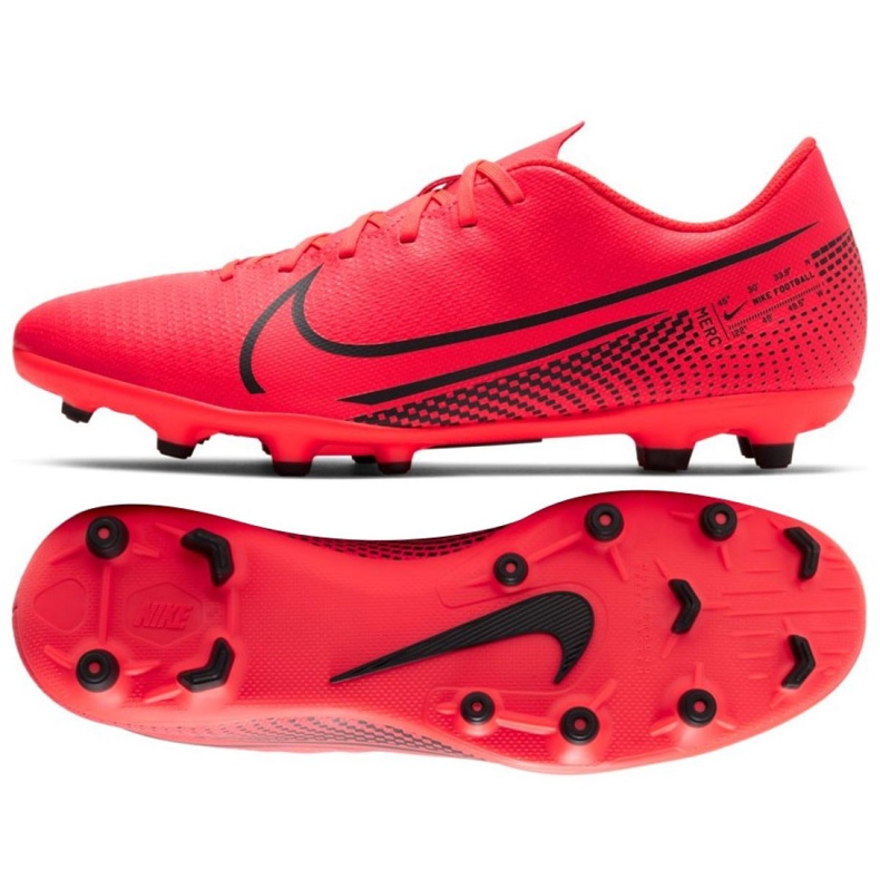 Nike Mercurial Vapor 13 Club Fg Mg M AT7968-606 futballcipő sokszínű narancs és vörös