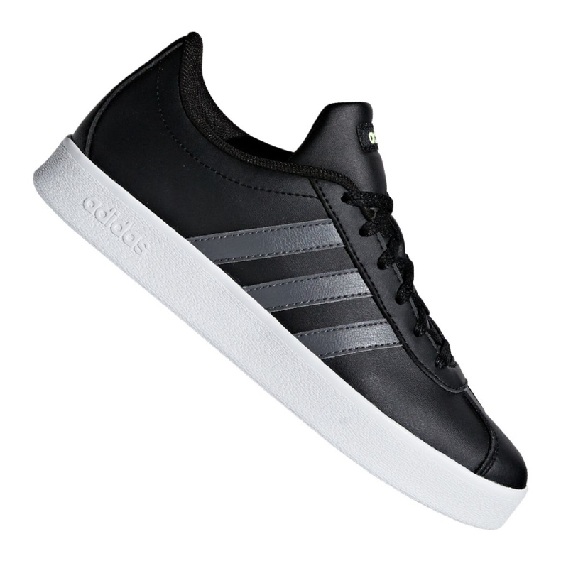Adidas Vl Court 2.0 Jr F36381 cipő fekete
