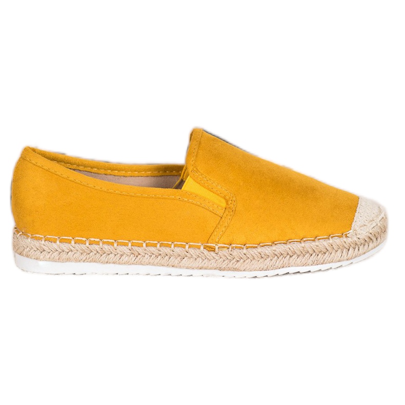 Goodin Velúr Espadrilles sárga Goodin Velúr Espadrilles sárga