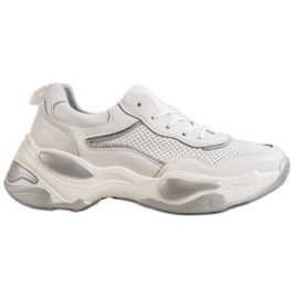 Goodin Bőr cipők fehér sokszínű Goodin Bőr cipők fehér sokszínű