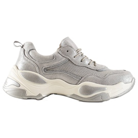 Goodin Bőr cipők sokszínű szürke