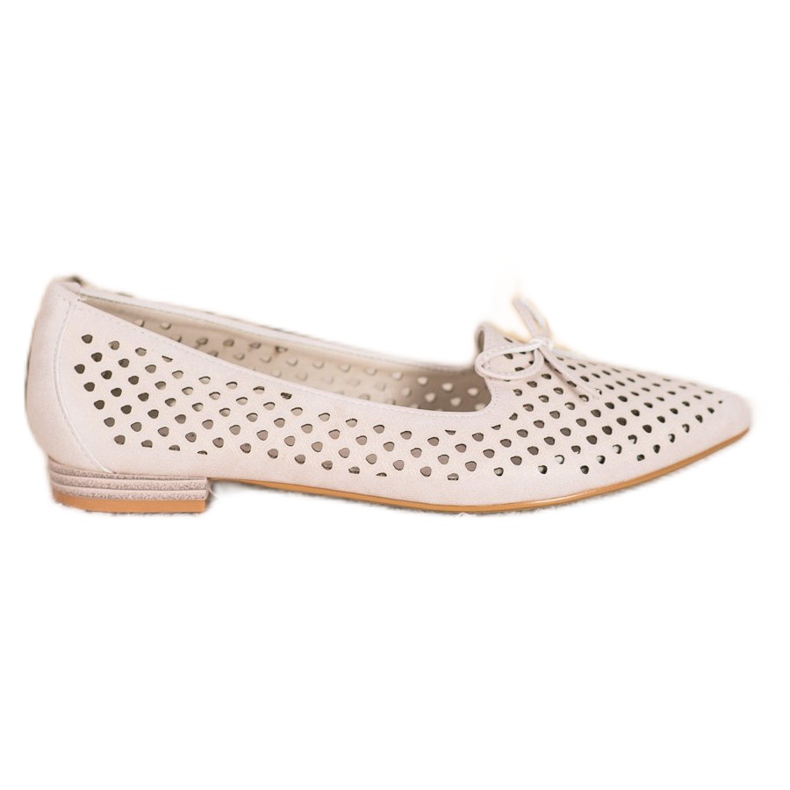 Goodin Elegáns áttört balerinák barna