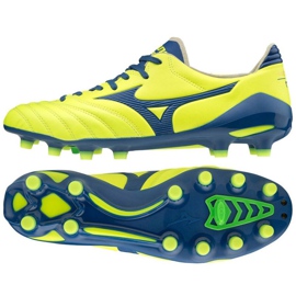 Mizuno Morelia Neo Ii Md M P1GA205325 futballcipő sokszínű sárgák