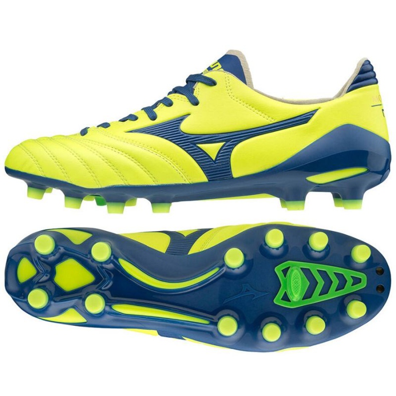 Mizuno Morelia Neo Ii Md M P1GA205325 futballcipő sokszínű sárgák