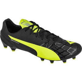 Puma evoSPEED 1.4 Fg M 10326405 futballcipő fekete fekete Puma evoSPEED 1.4 Fg M 10326405 futballcipő fekete fekete