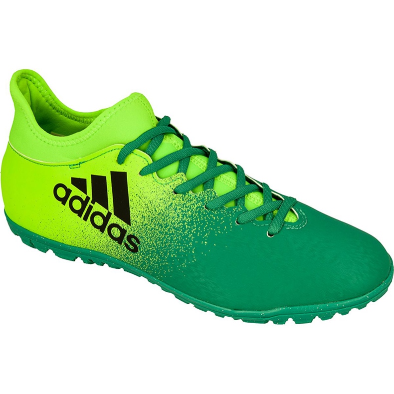 Adidas X 16.3 Tf M BB5875 futballcipő zöld zöld