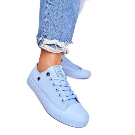 Kék női cipők Big Star AA274029