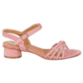Small Swan Alacsony sarkú szandál rózsaszín