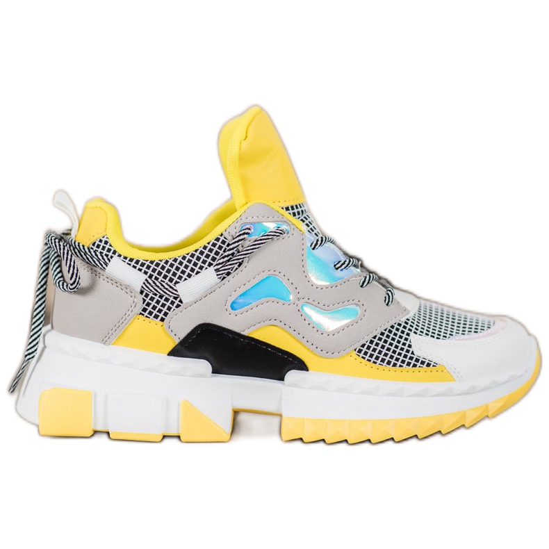 Seastar Stílusos cipők Holo effektussal sokszínű sárga