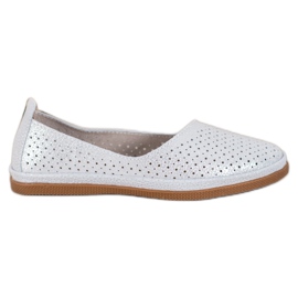 VINCEZA Brocade Slipons szürke