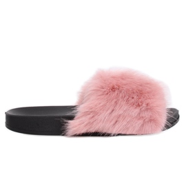 Rózsaszín papucs szőrrel CK107P Pink Rózsaszín papucs szőrrel CK107P Pink