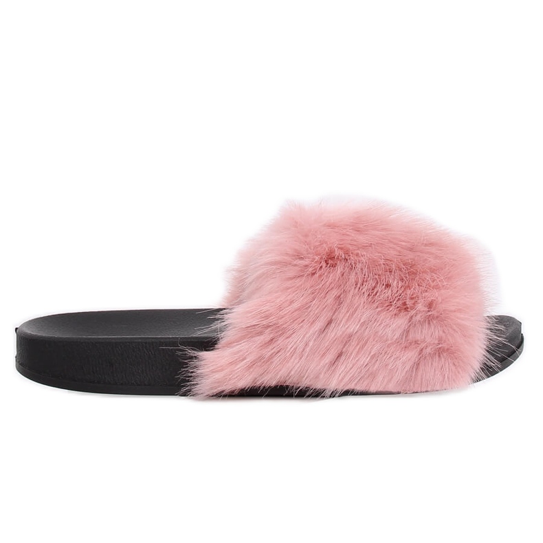 Rózsaszín papucs szőrrel CK107P Pink