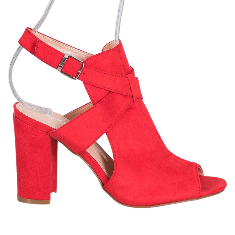 Seastar Stílusos szandál egy bárban piros