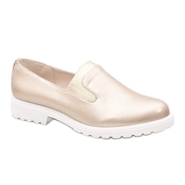 Arany csúszós cipő az XC683-3 platformon aranysárga