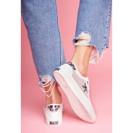 Fehér női cipő cipők Big Star FF274487