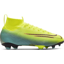 Nike Mercurial Superfly 7 Elite Mds Fg Jr BQ5420-703 futballcipő sárga sárga Nike Mercurial Superfly 7 Elite Mds Fg Jr BQ5420-703 futballcipő sárga sárga
