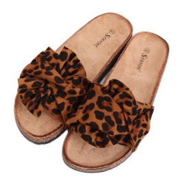 Parafa papucs leopárdmintás CK115P Leopard barna Parafa papucs leopárdmintás CK115P Leopard barna