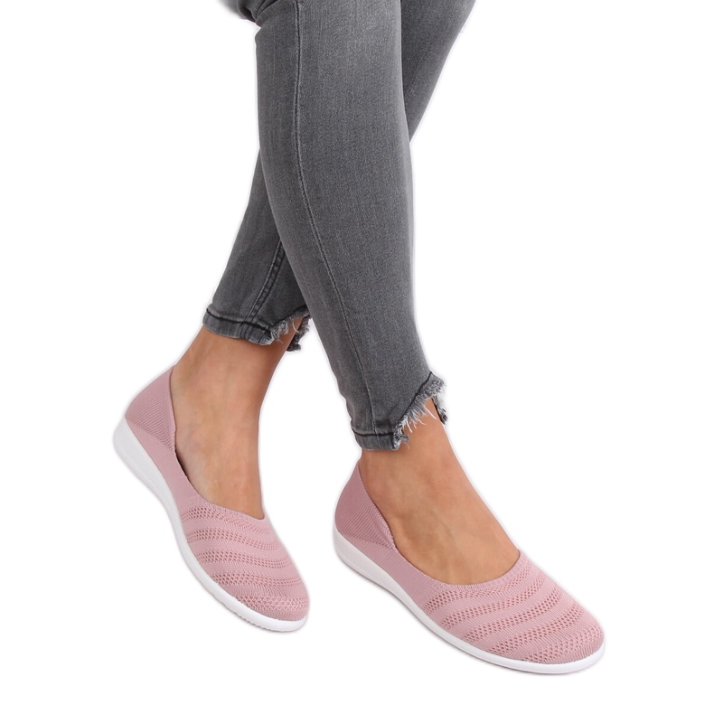 Rózsaszín háló balerinák IC03 Old Pink