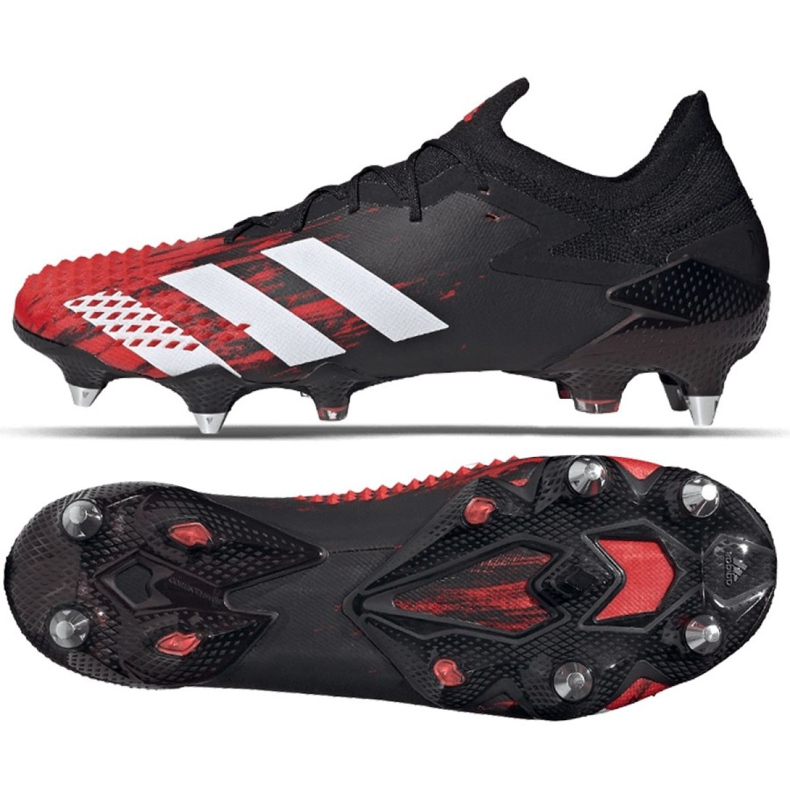 Adidas Predator Mutator 20 Sg M EF2207 futballcipő sokszínű fekete