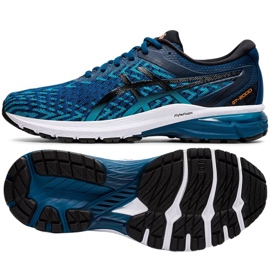 Asics Gt 2000 8 Kötött M 1011A729-401 futócipő kék Asics Gt 2000 8 Kötött M 1011A729-401 futócipő kék