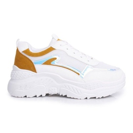 BUGO Sárga -fehér női sportcipő 878 sokszínű