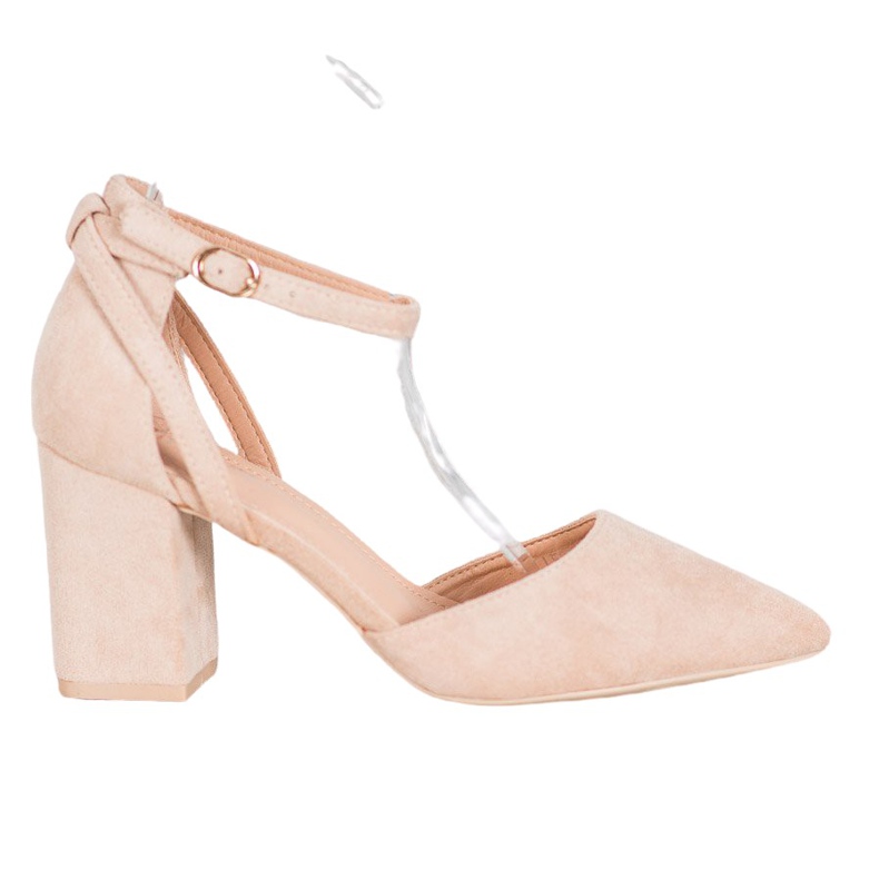 Seastar Stílusos velúr szivattyúk barna