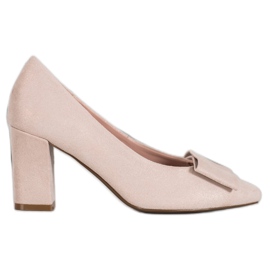 W. Potocki Csillogó szivattyúk íjjal bézs