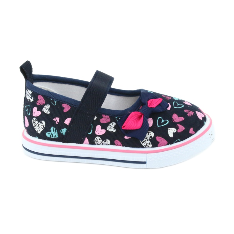 Balerina íj Atletico bőrbetét fehér sötétkék kék rózsaszín