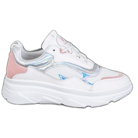 SHELOVET Divatos fehér cipők sokszínű