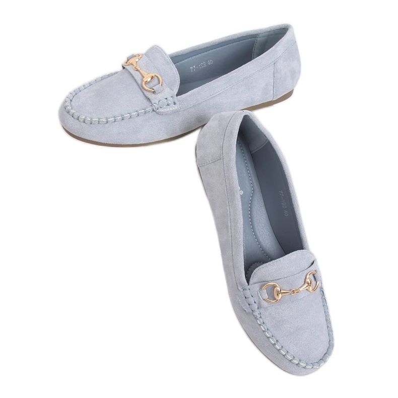 Kék velúr cipók 77-192 Kék