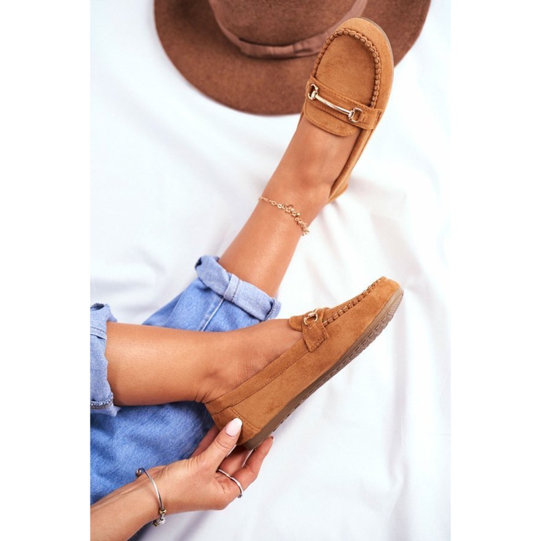 BUGO Barna női velúr cipők 99-01A