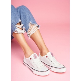 Női tornacipő Cross Jeans White Mesh FF2R4016C fehér Női tornacipő Cross Jeans White Mesh FF2R4016C fehér