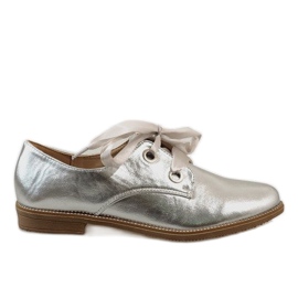 Ezüst fűzős cipő 188-233 szürke Ezüst fűzős cipő 188-233 szürke