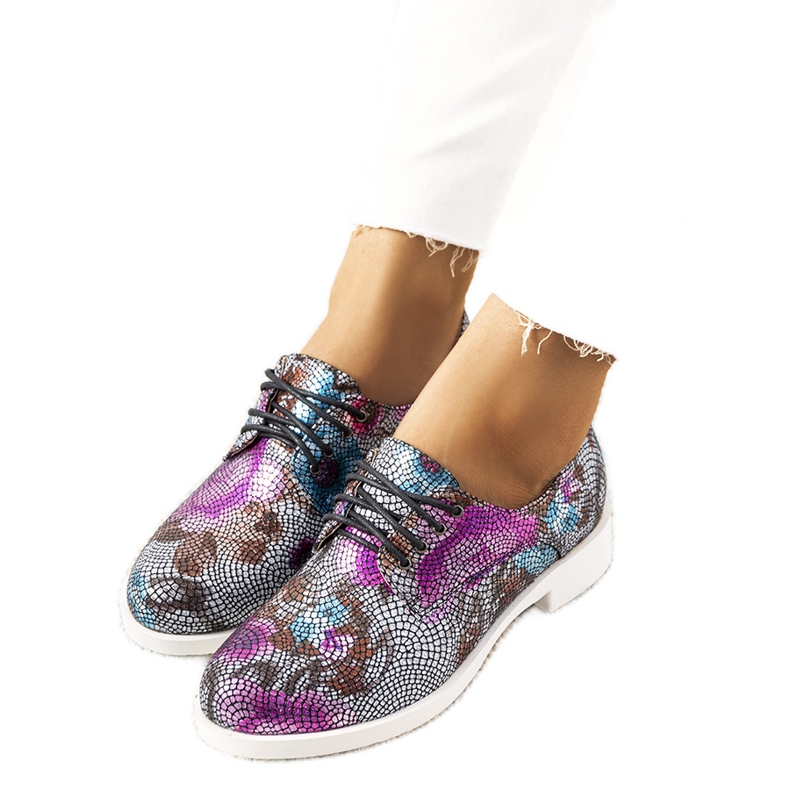 Klasszikus fekete virágos jazz cipő ZG629-1