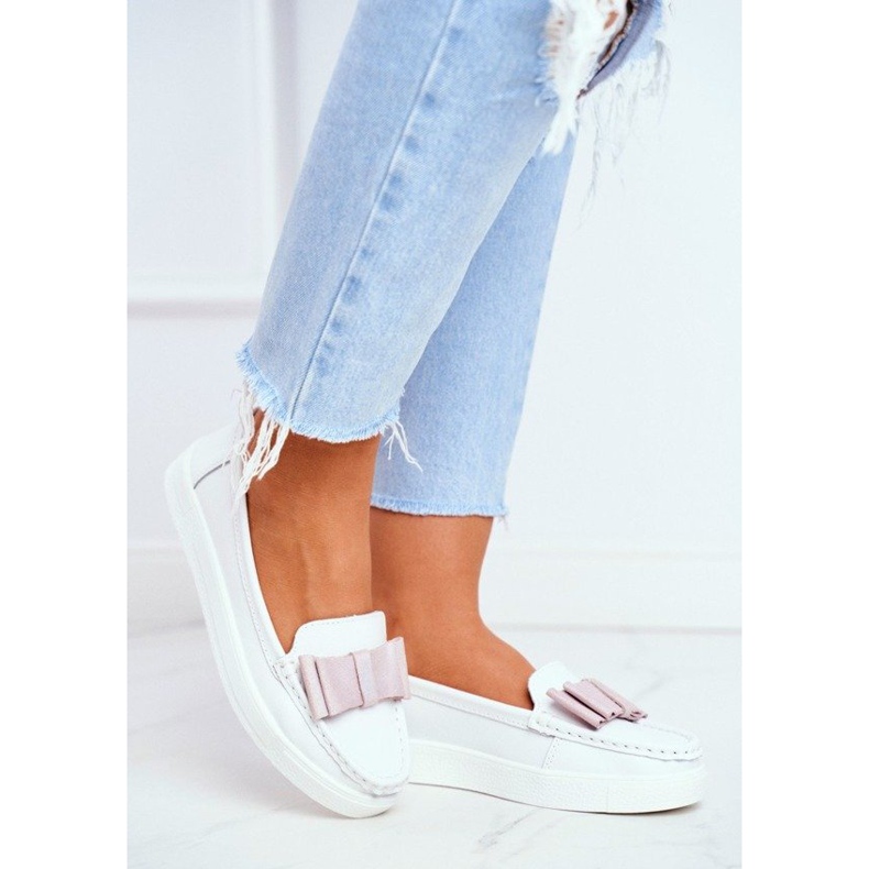 S.Barski Fehér és rózsaszín női cipők LR92035 S.Barski Fehér és rózsaszín női cipők LR92035