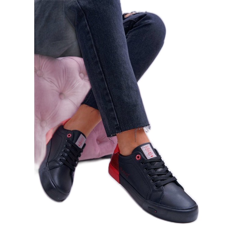 Cross Jeans Fekete női cipők EE2R4019C piros