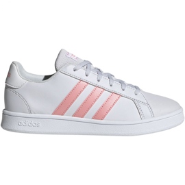 Cipő adidas Grand Court K Jr EG1995 fehér rózsaszín