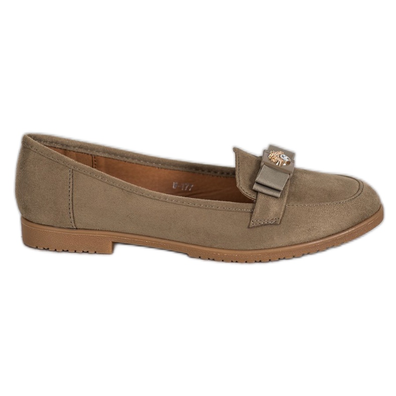 Miss Laura Urak dekoratív íjjal khaki zöld