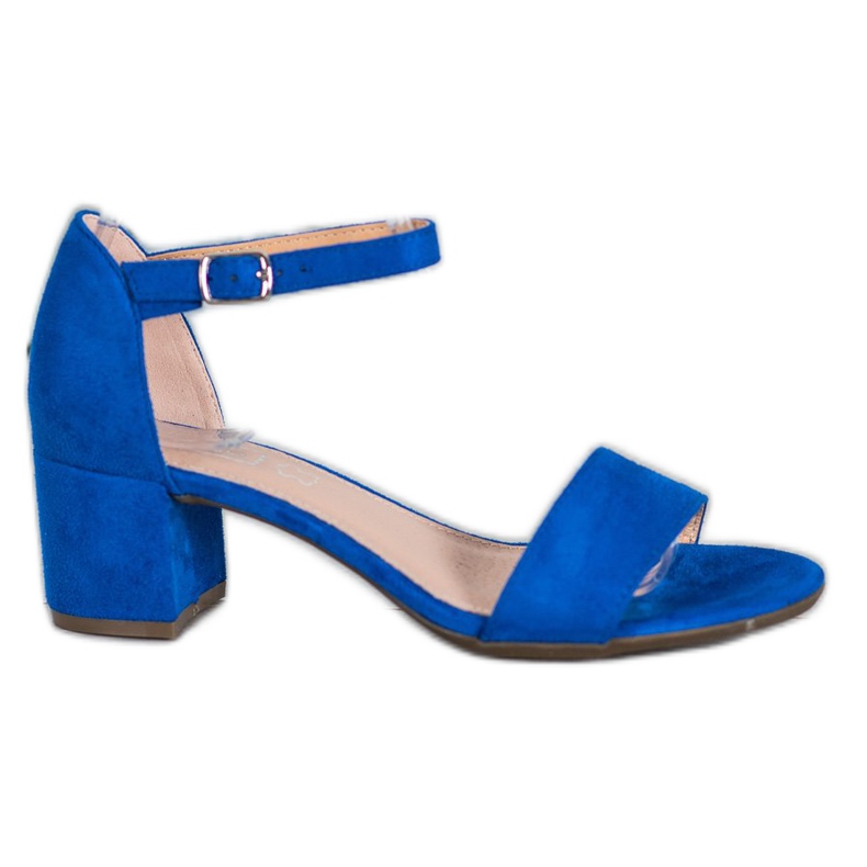 Filippo Kobalt magas sarkú szandál kék