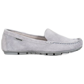 Klasszikus bőr VINCEZA Moxins szürke