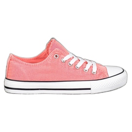 McKey Stílusos textil cipők narancs