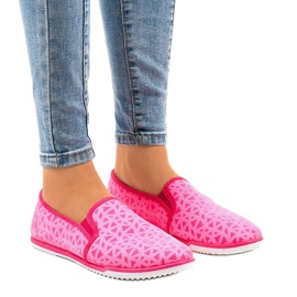 Rózsaszín HB-5 Lycra Slip-On cipők