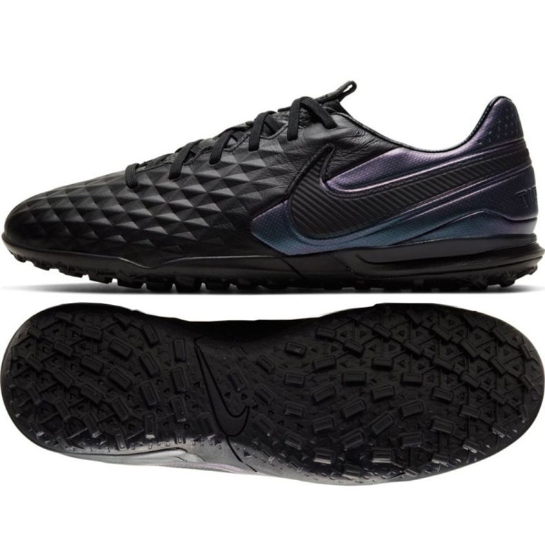 Nike Tiempo Legend 8 Pro Tf M AT6136-010 futballcipő fekete fekete