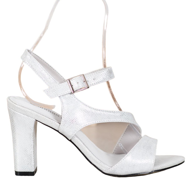 Goodin Stílusos szandál csillogással ezüst szürke