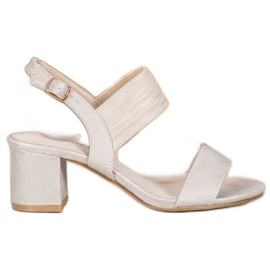 Goodin Alkalmi szandál egy bárban bézs aranysárga Goodin Alkalmi szandál egy bárban bézs aranysárga