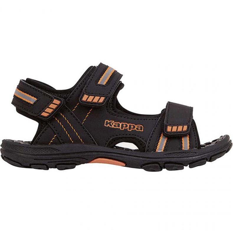 Kappa Symi T Footwear Jr 260685T 1144 fekete narancssárga