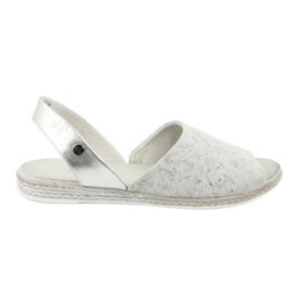 Női szandál szürke / ezüst Sergio Leone SK030